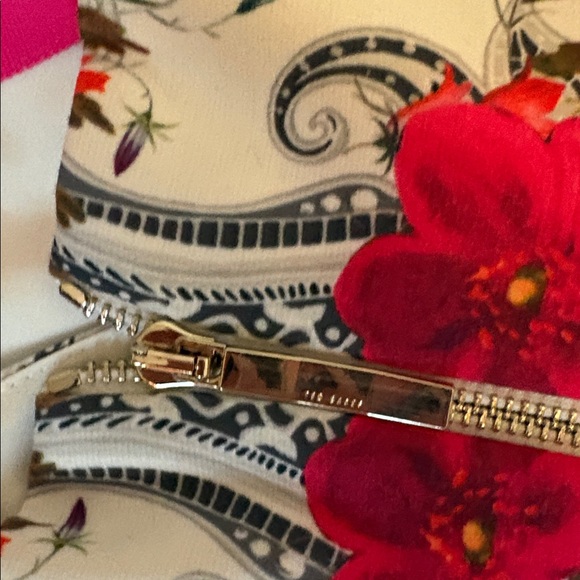 Ted Baker Floral Halter Dress with Pink Straps NWOT - Picture 8 of 16